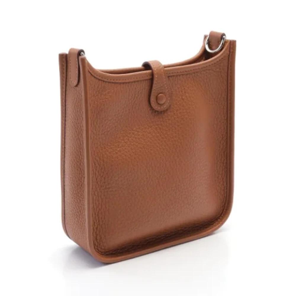 Hermès Vintage Pre-owned Leather shoulder-bags Brown Dames