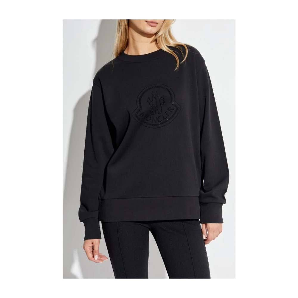 Moncler Casual Gebreide Trui Black Dames
