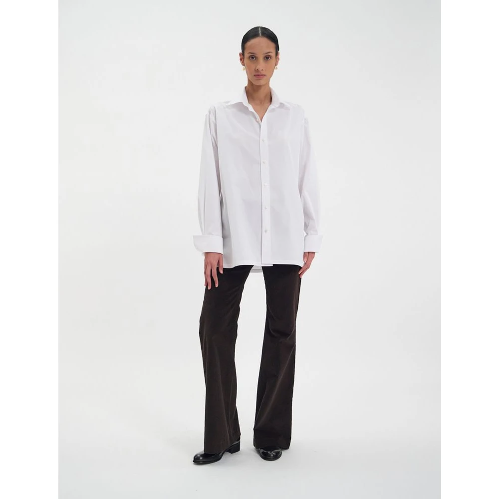 Ines De La Fressange Paris Nova witte kunstenaarsoverhemd White Dames