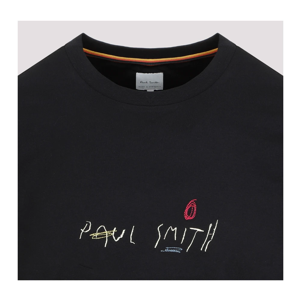 PS By Paul Smith Zwart Logo T-shirt Black Heren