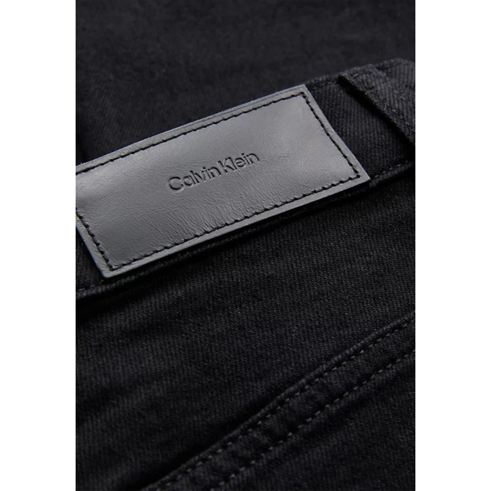 Calvin Klein Dames Straight Leg Jeans Black Dames