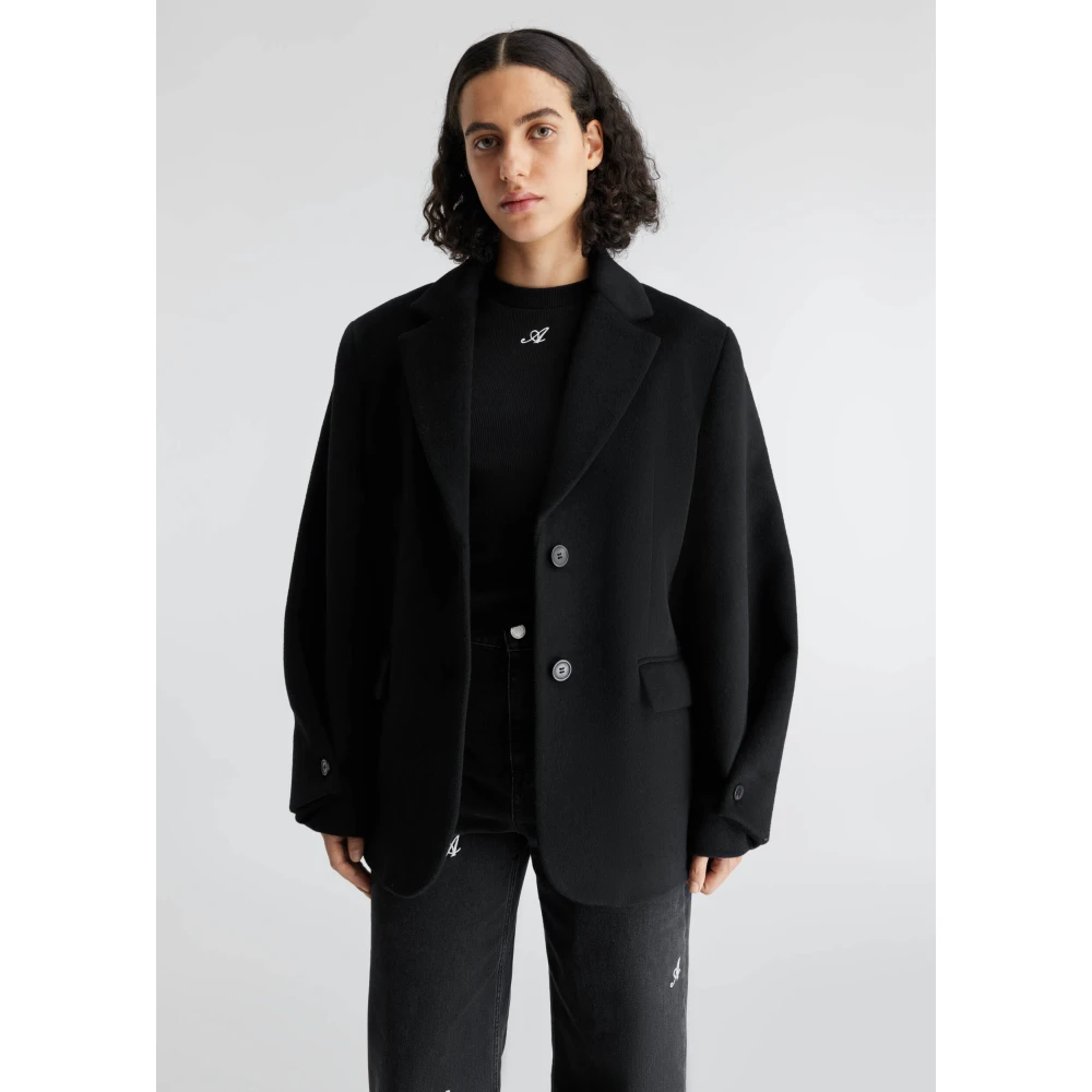 Axel Arigato Sai Wollen Blazer Black Dames