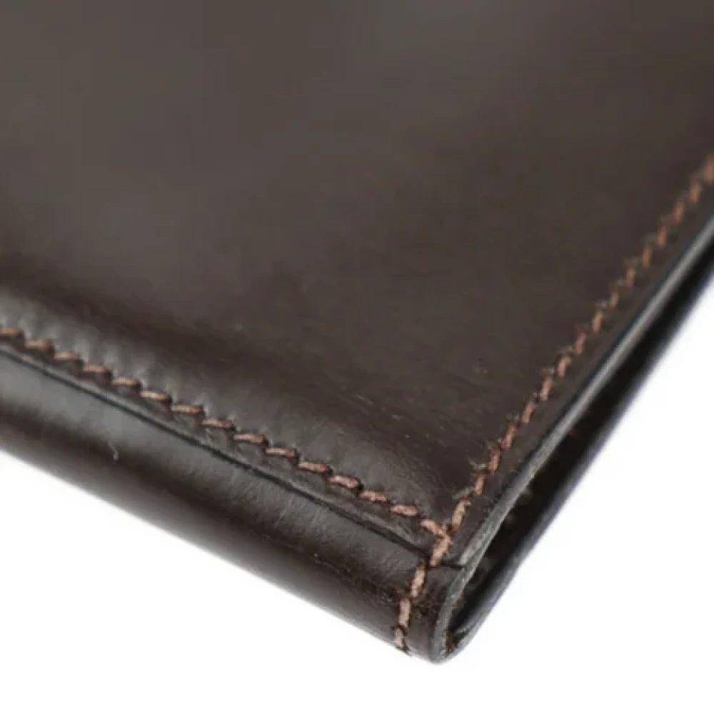Hermès Vintage Pre-owned Leather clutches Brown Dames