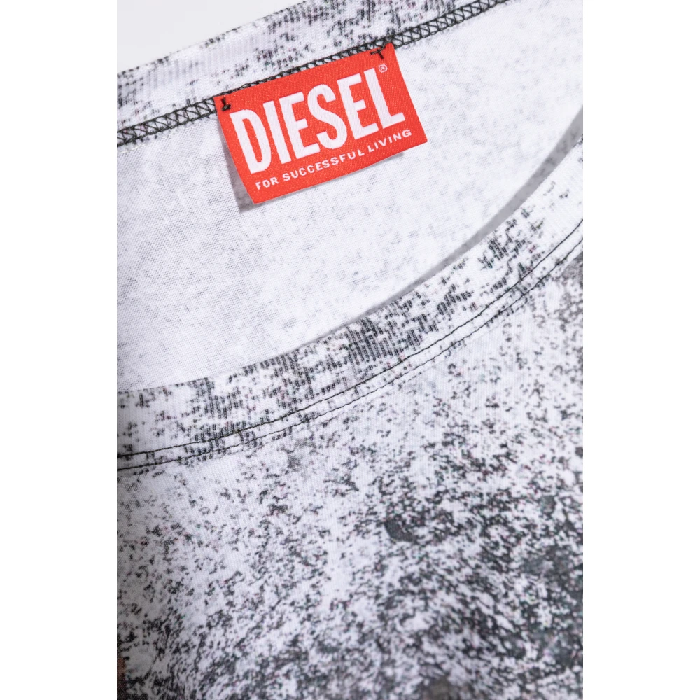 Diesel T-shirt `T-Boxt-Q21` Gray Heren