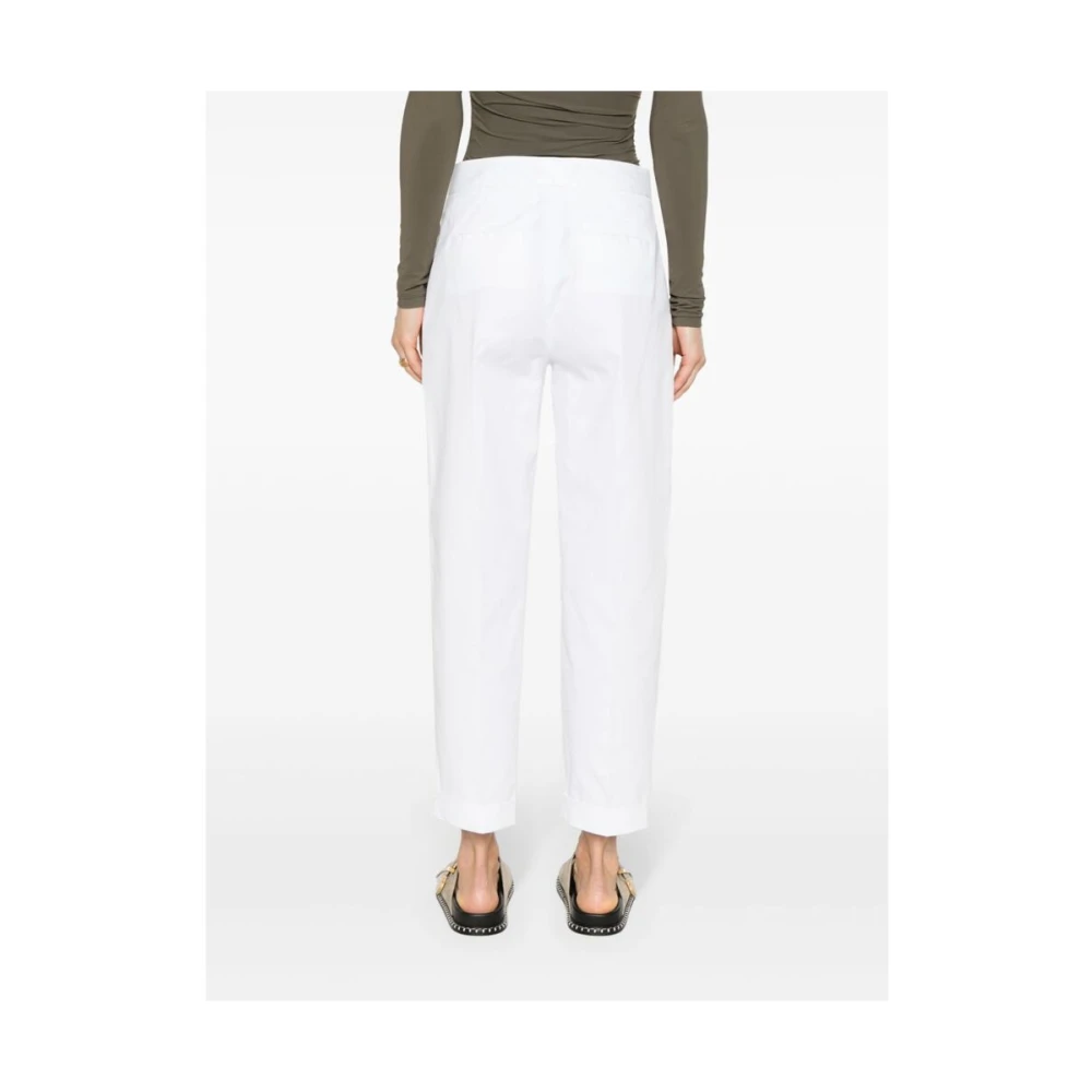 Antonelli Firenze Cropped Trousers White Dames