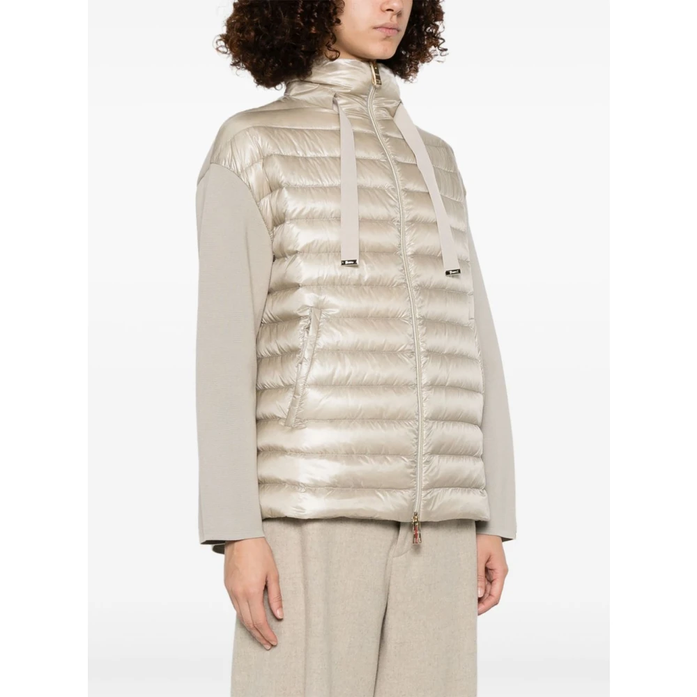 Herno Chique Crème Jas Beige Dames