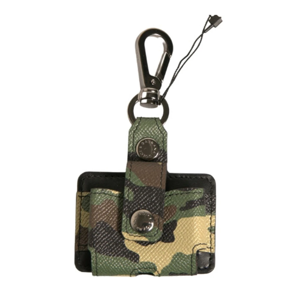 Dolce & Gabbana Hombre Verde - Funda Para Air Pods Con Diseño De Camuflaje - Accessories - One Size