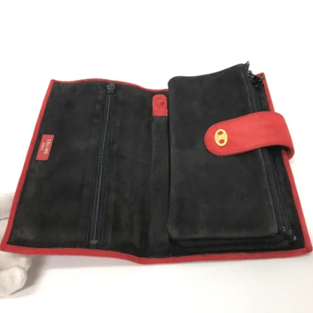 Celine Vintage Pre-owned Leather home-office Red Dames