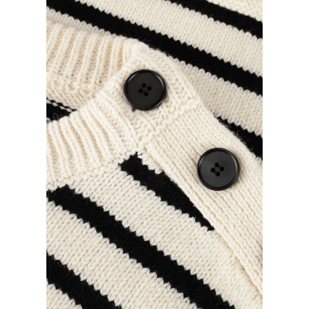 Suncoo Neutrale Wollen Trui Prisma White Dames