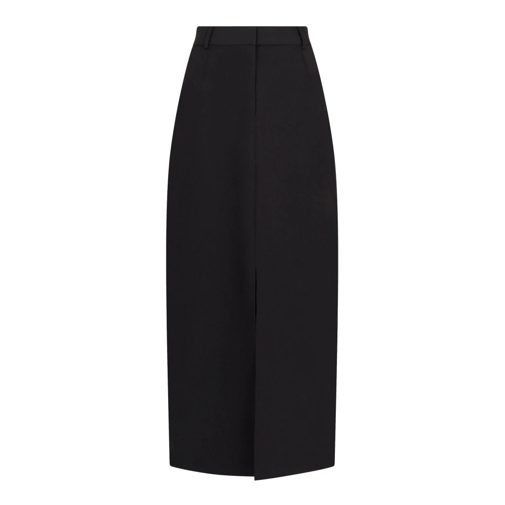 NEO NOIR Maxi Rok met Voor Split Black Dames