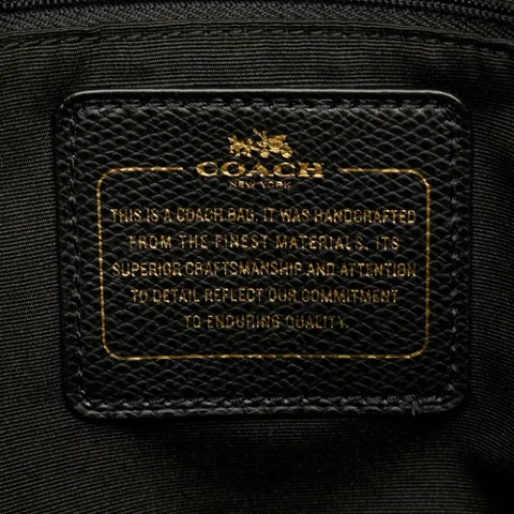 Coach Pre-owned Leather handbags Black Dames