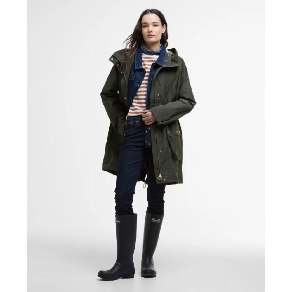 Barbour Regenjas voor mannen en vrouwen Green Dames