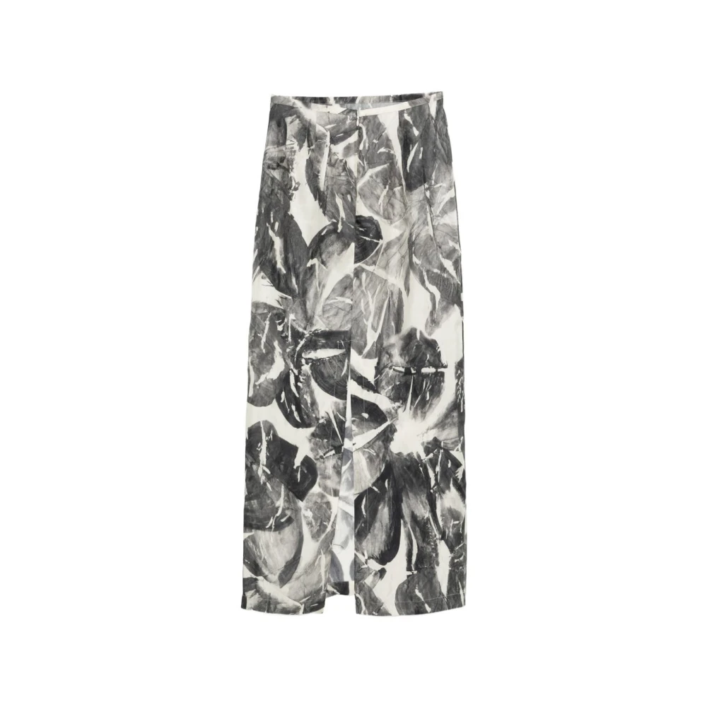 Alysi Women's Multicolor Zip-Fastening Midi Skirt - Midi Skirts - 2XS - Skirts