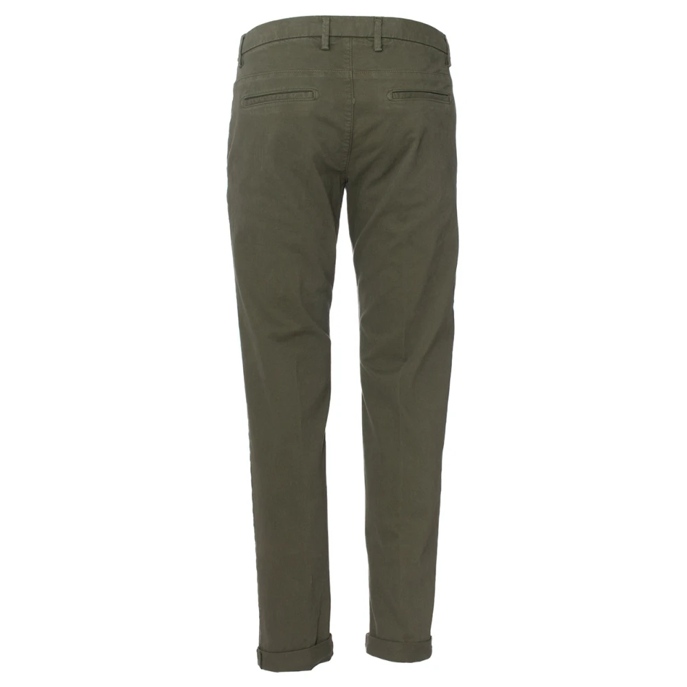 Siviglia Katoenen broek met norHeren pasvorm Green Heren