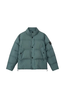 Garment Dyed Crinkle Reps NY Down Jacket