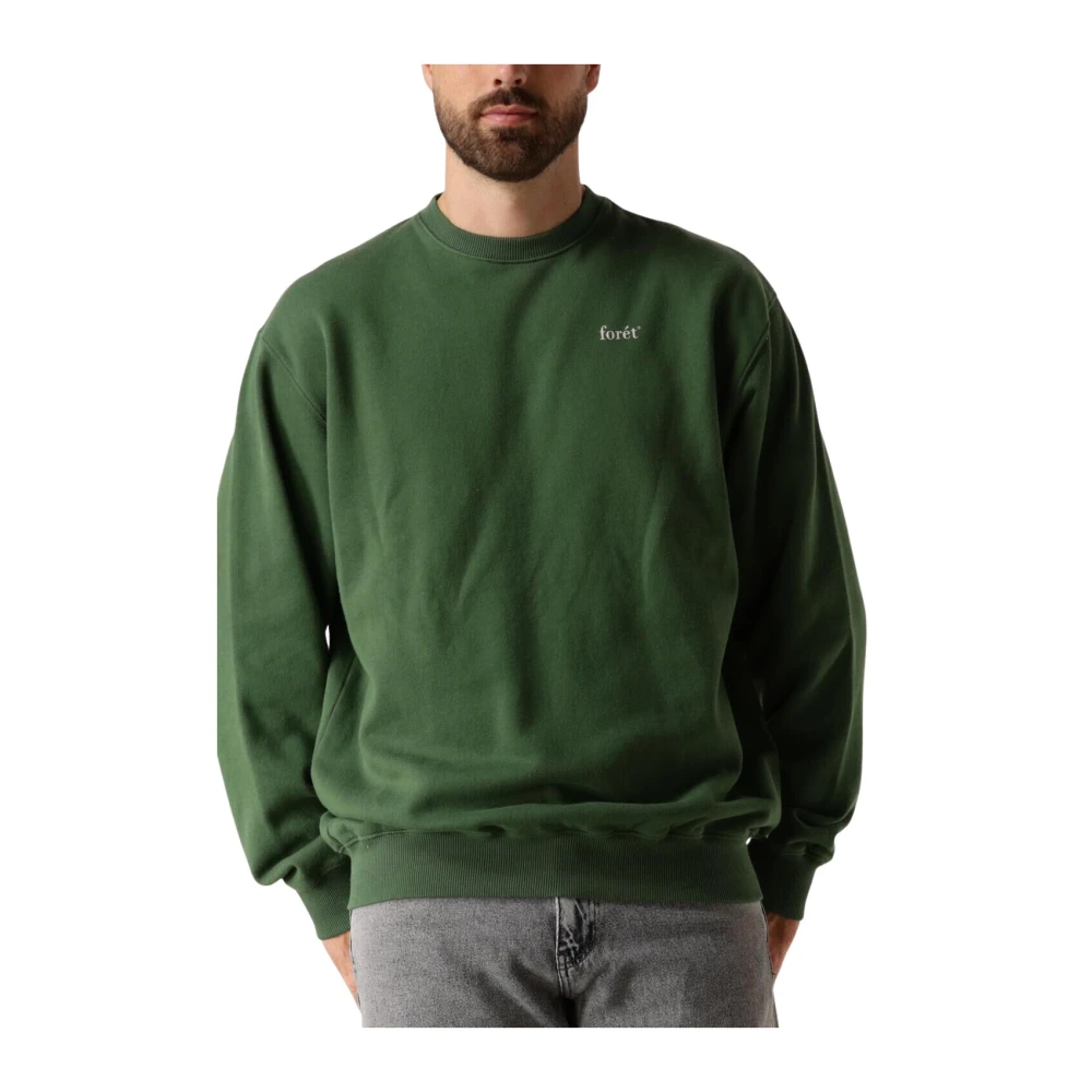 FORÉT Forét Heren Truien & Vesten Ocean Sweatshirt Groen