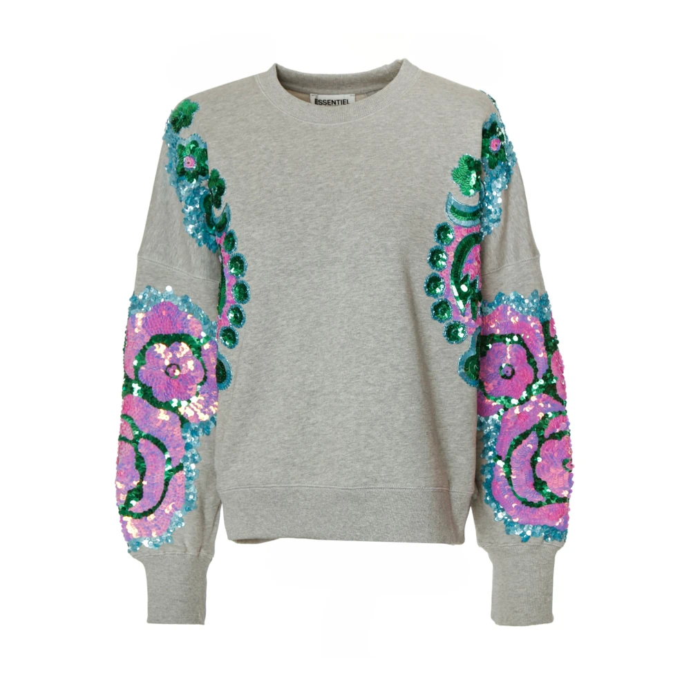 Essentiel Antwerp Gekke Paillet Sweatshirt Multicolor Dames