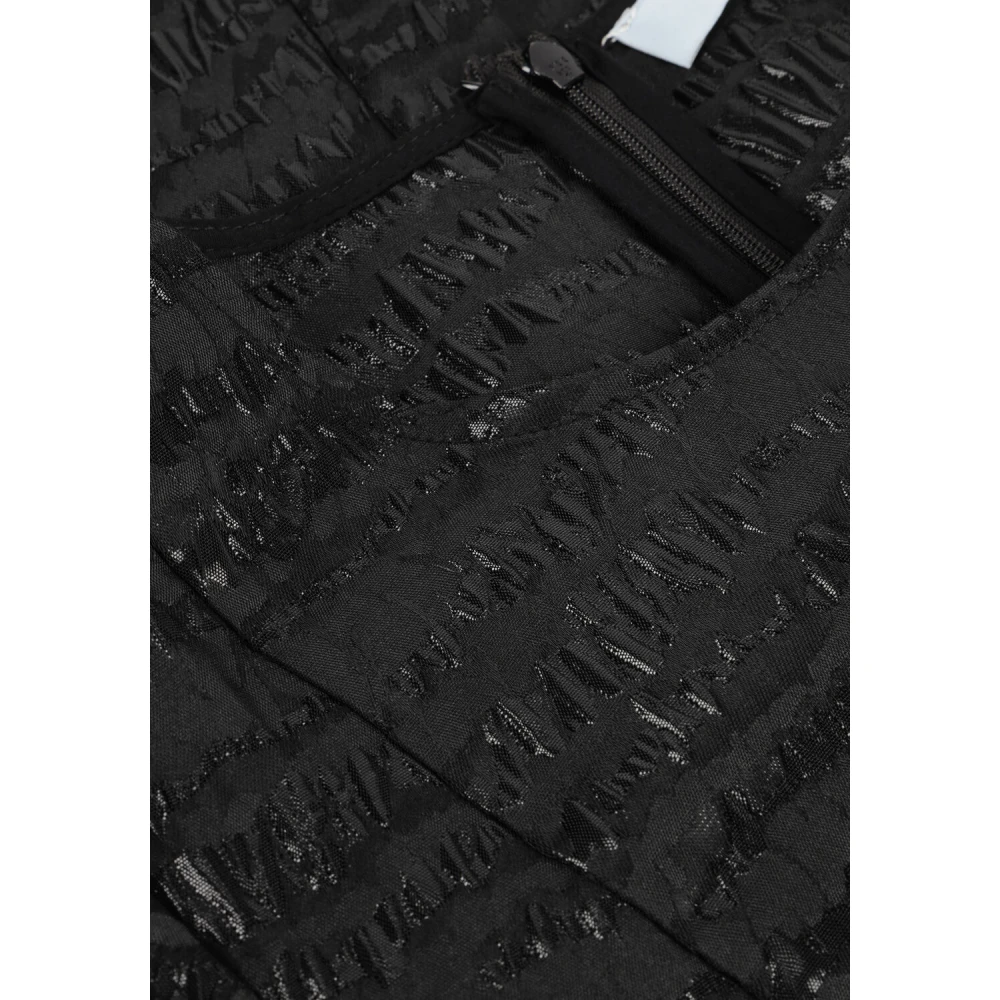 Minus Elegante Zwarte Korte Jurk Black Dames