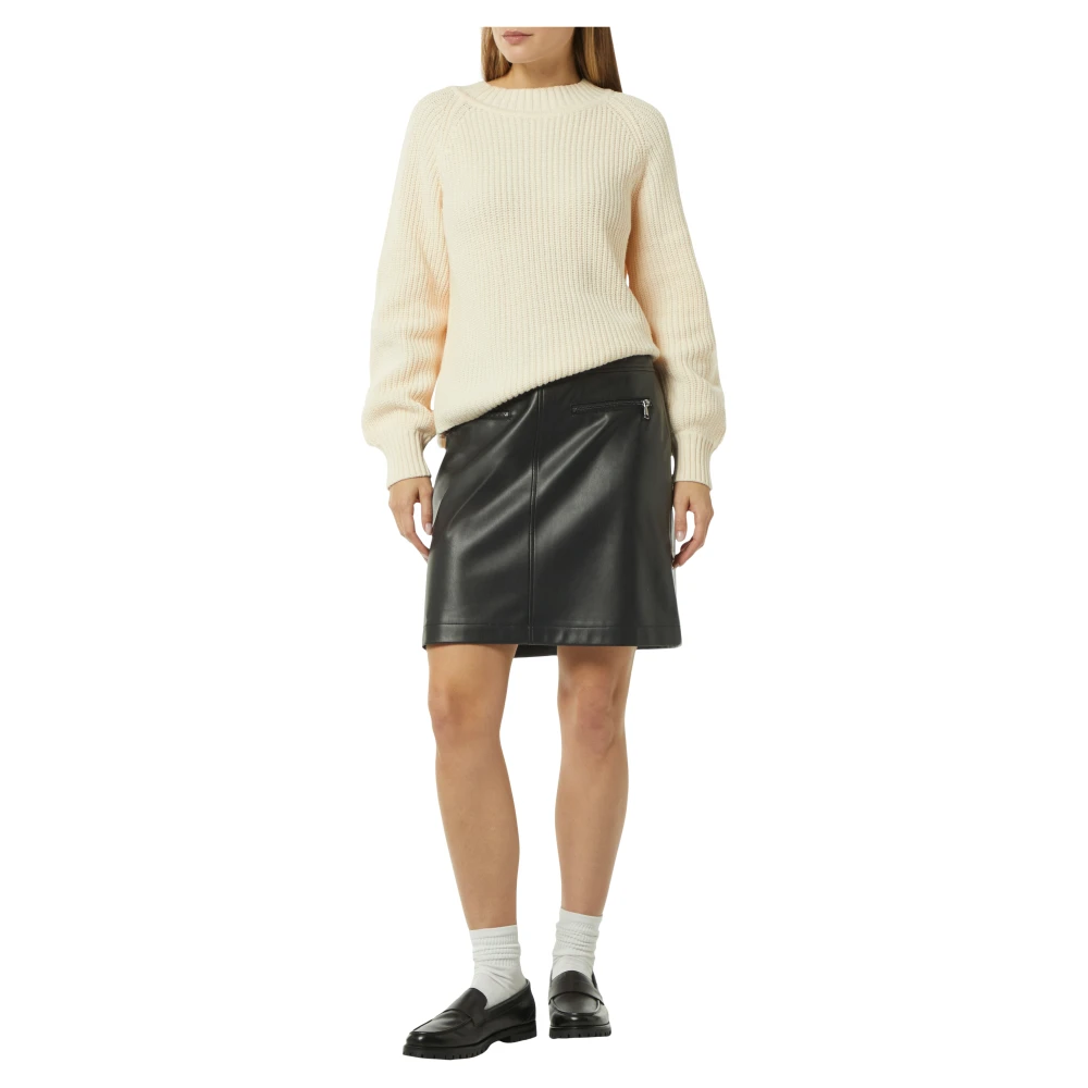 comma Relaxed Fit Gebreide Trui Beige Dames