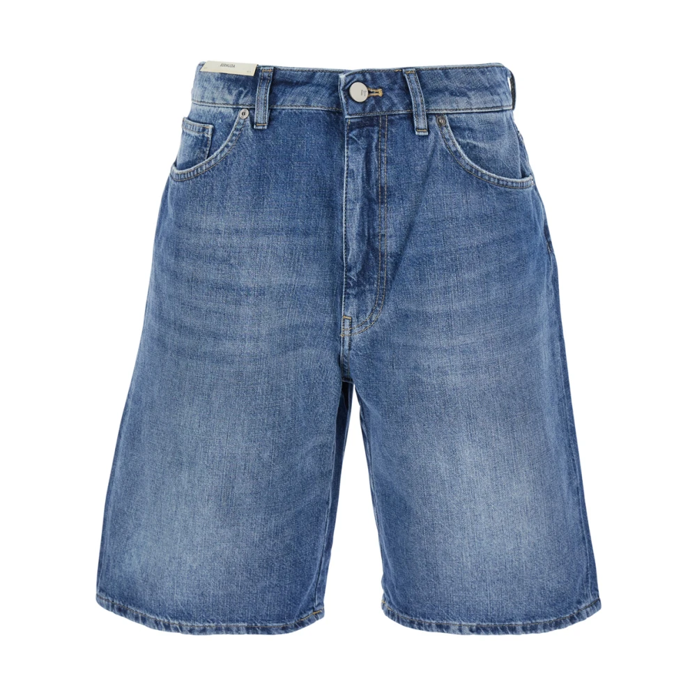 PT Torino Denim Bermuda Shorts Blue Dames