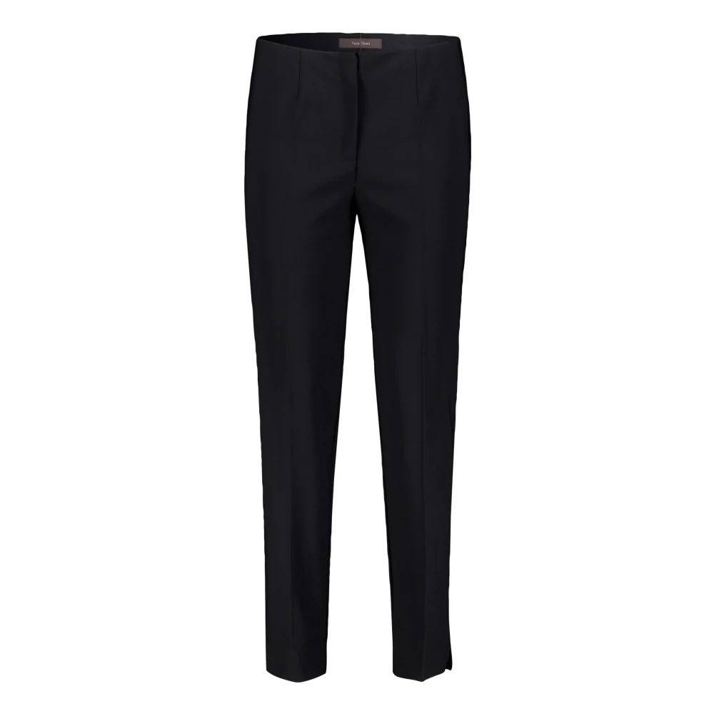 Vera Mont Elastische Taille Basic Broek Black Dames
