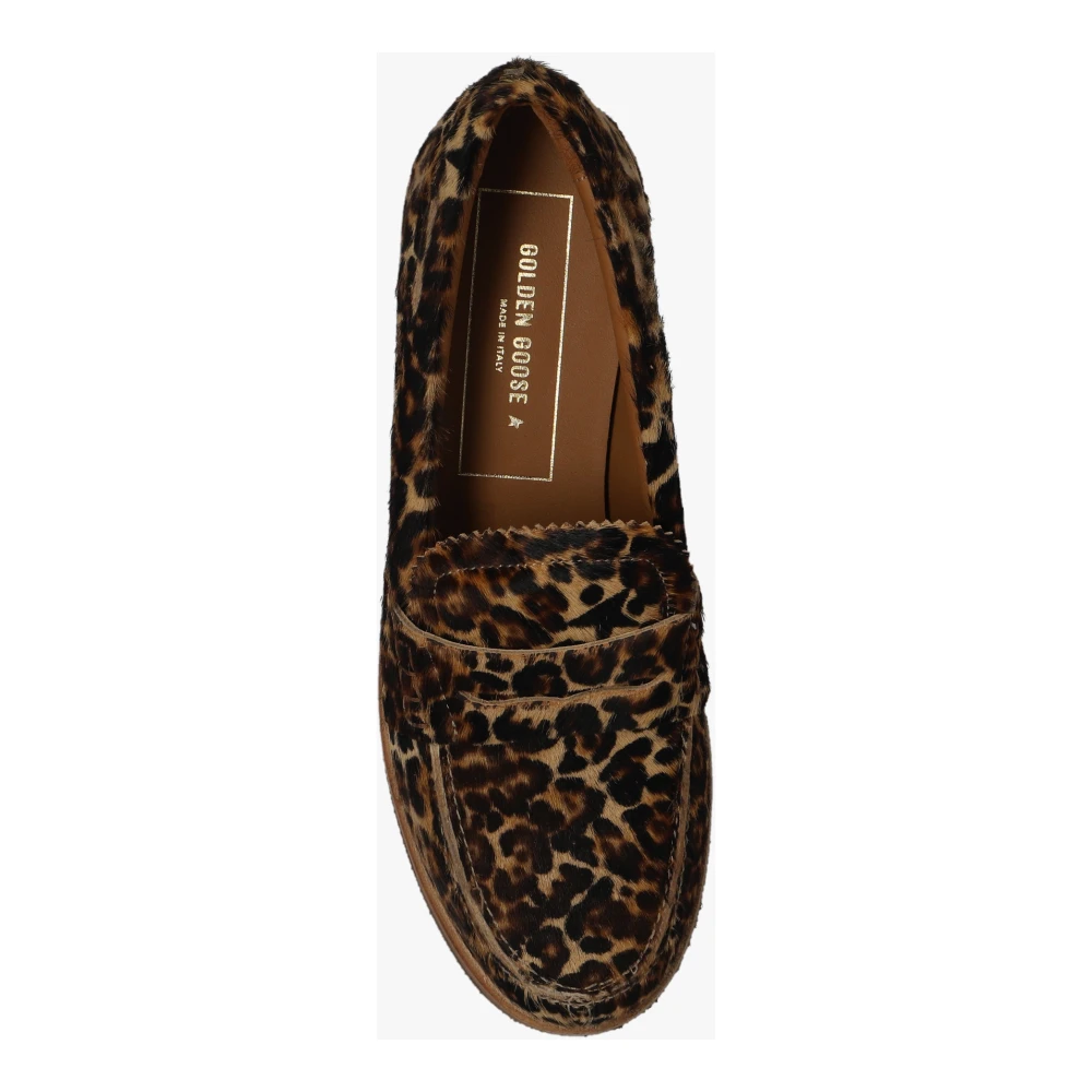 Golden Goose Leren loafers Brown Dames