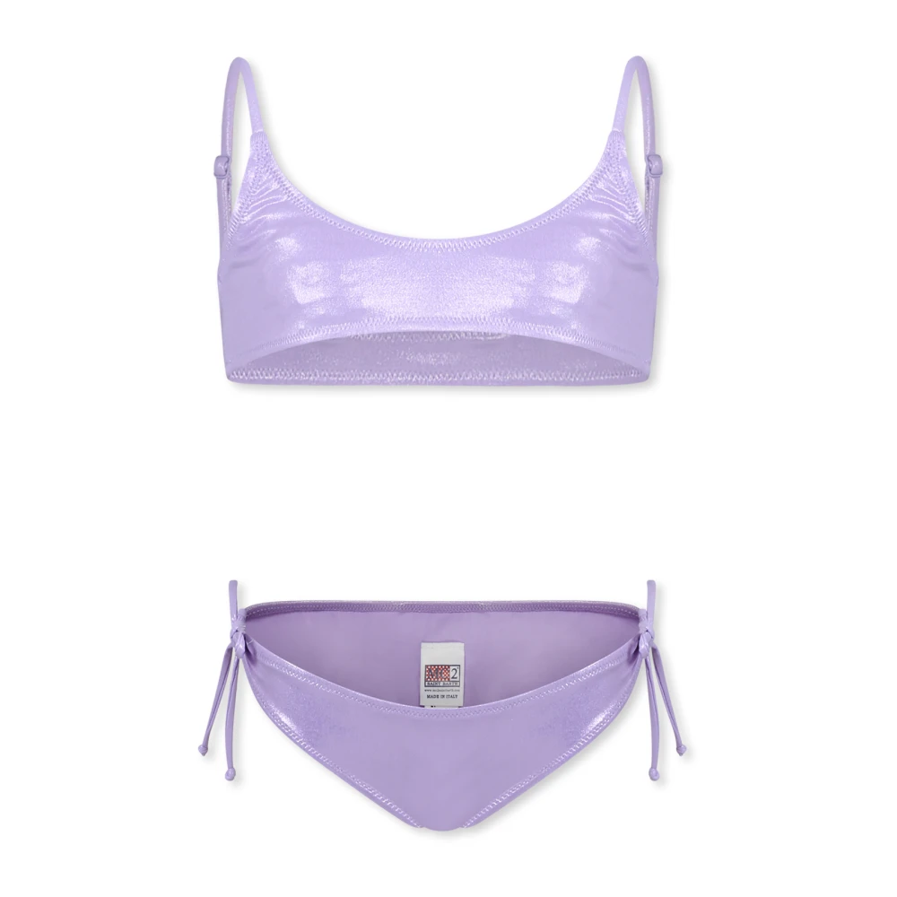 MC2 Saint Barth Lila Bikini med Justerbara Band Purple, Flicka