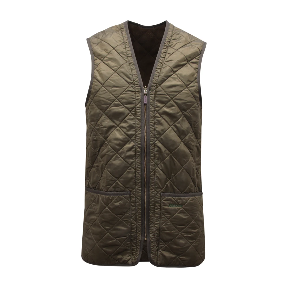 Barbour Men's Green Polarquilt Zip-In Liner - Waistcoats - S - Jackets