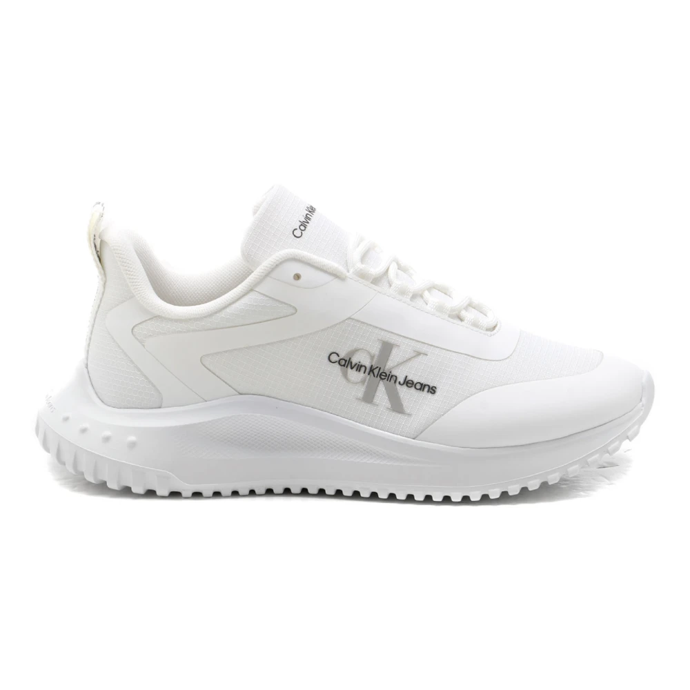 Calvin Klein Women's White Sneakers, 5 Uk, Fashion Trainers