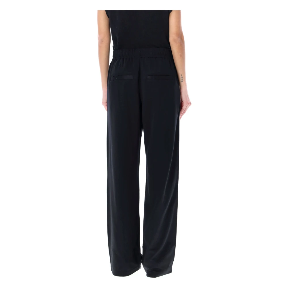 Isabel Marant Étoile Zwarte joggingbroek met witte band Black Dames