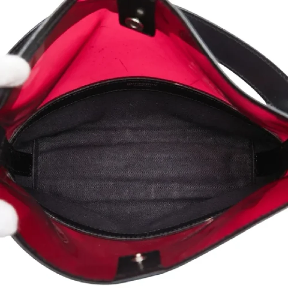 Burberry Vintage Pre-owned Fabric shoulder-bags Red Dames
