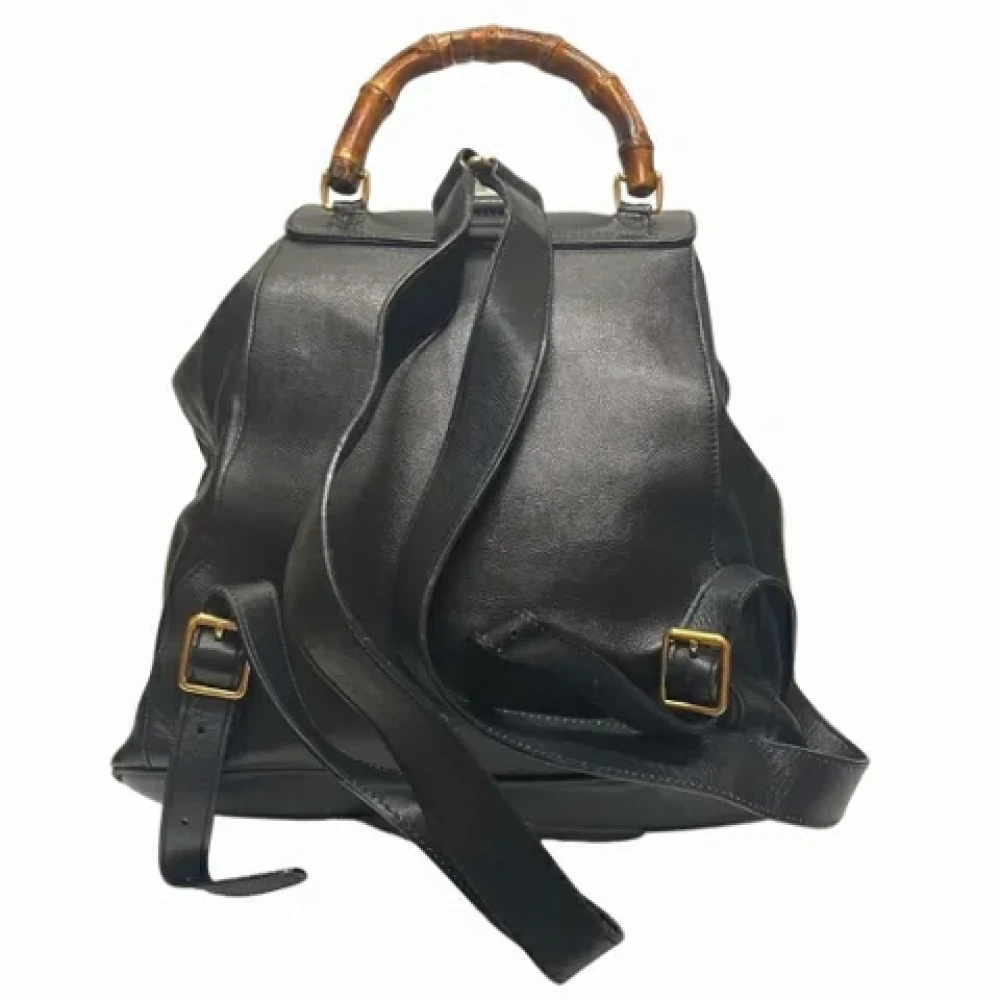 Gucci Vintage Pre-owned Fabric gucci-bags Black Dames