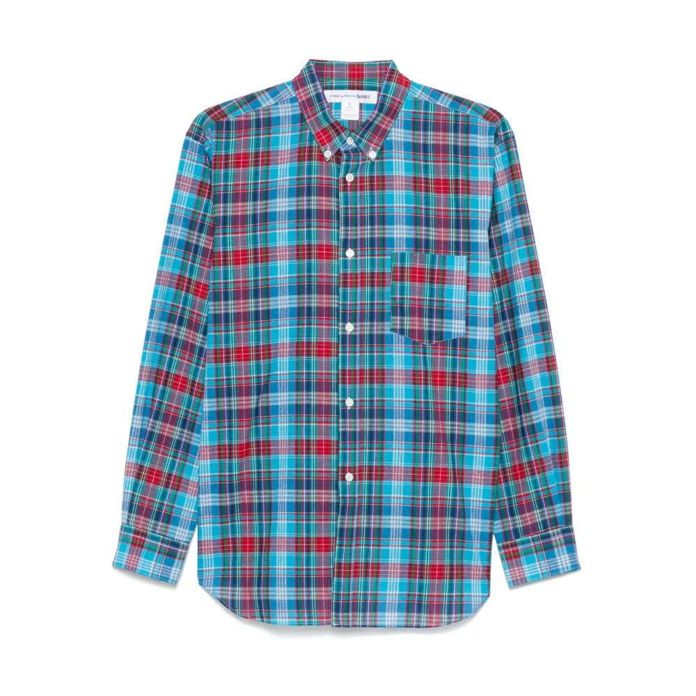 Comme Des Garçons Men's Multicolor Casual Shirts, M, Multicolour Shirt With Chest Pocket