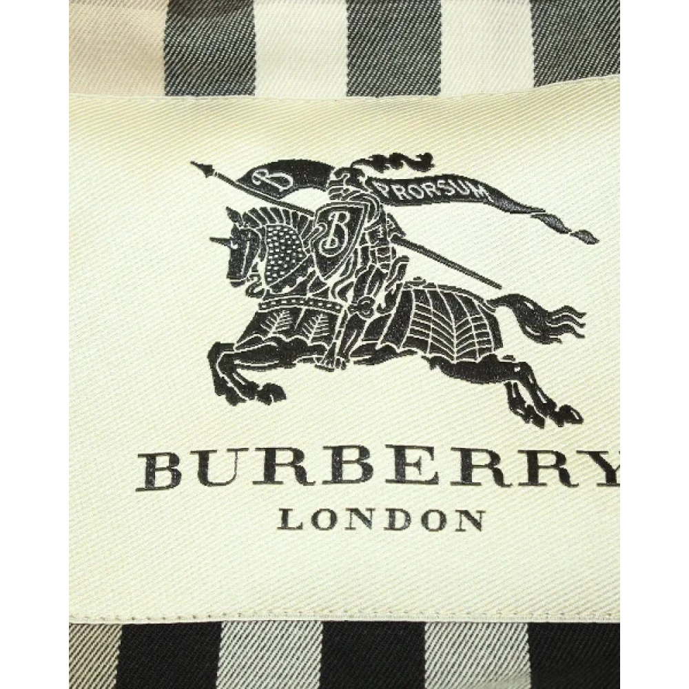 Burberry Vintage Pre-owned Cotton outerwear Brown Heren