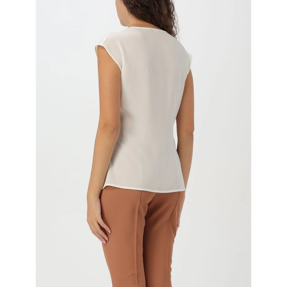 Liu Jo Stijlvolle Poly Chimono Top White Dames
