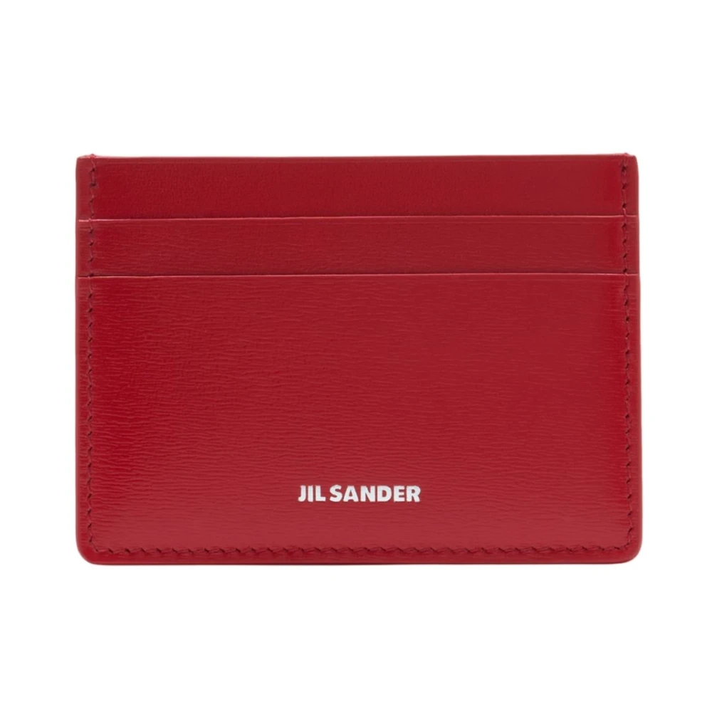 Jil Sander Vrouw Rood Card Holder