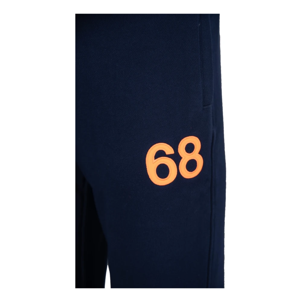 Sun68 Heren Trekkoord Joggers Blue Heren