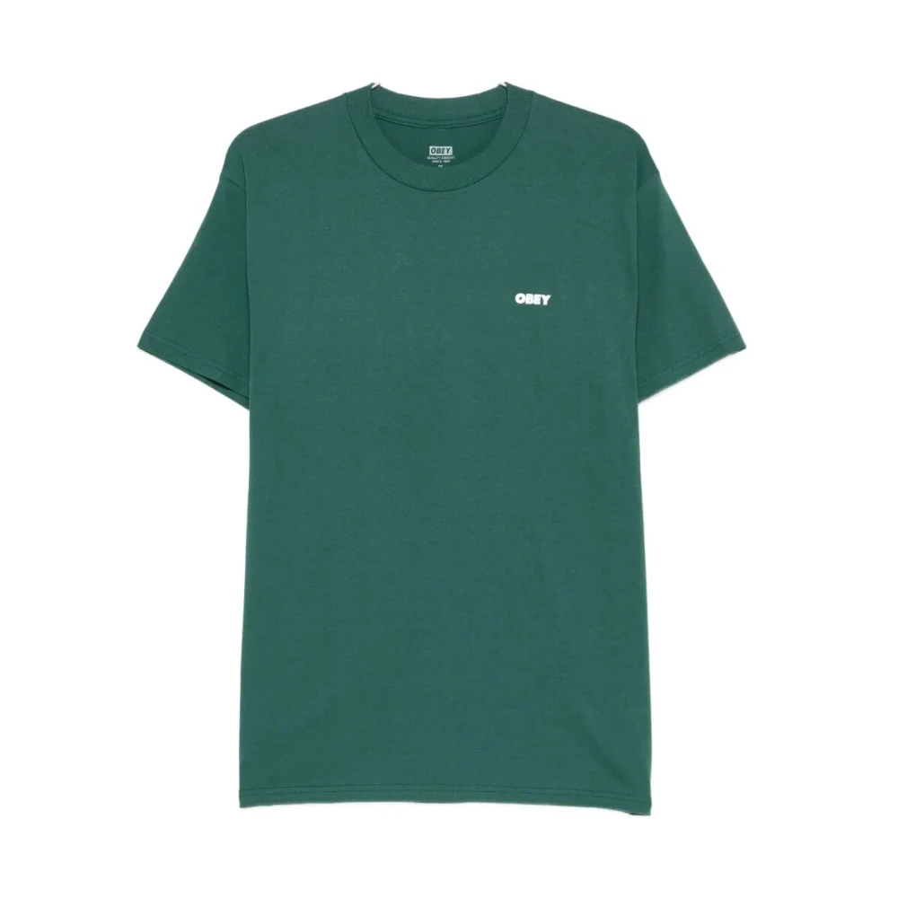 Obey Men's Green Eyes Open Classic T-Shirt - T-Shirts - S - Tops