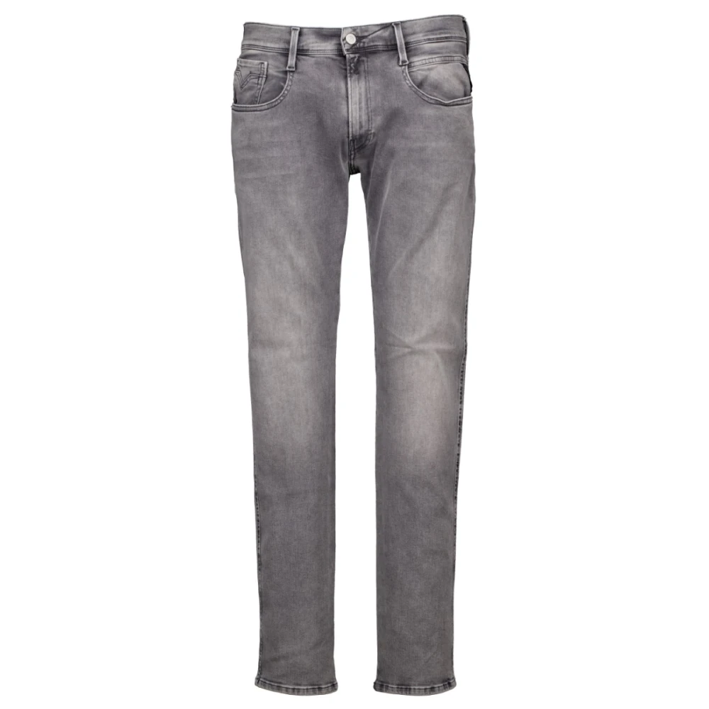 Replay Anbass Slim-fit Jeans Gray Heren