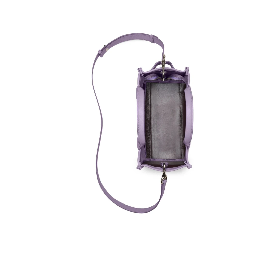 Marc Jacobs Paarse Leren Schoudertas Purple Dames