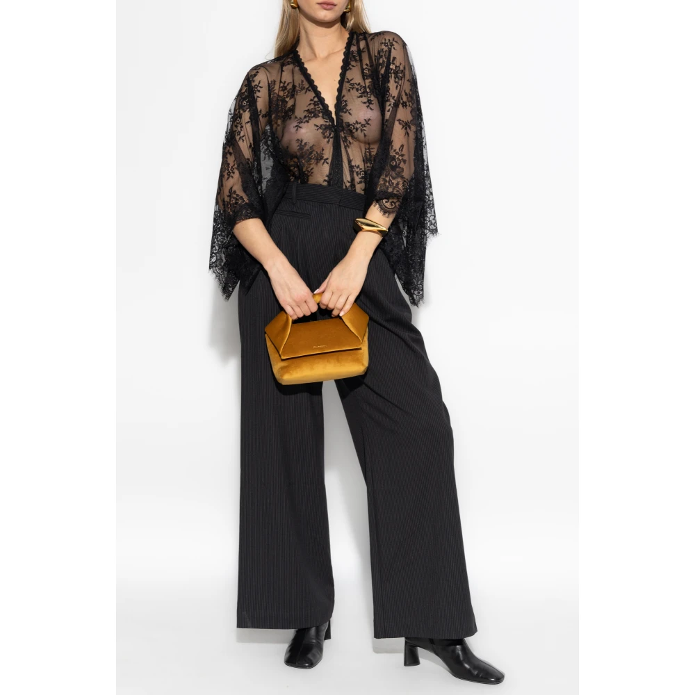 Munthe Lace Bodysuit Black Dames