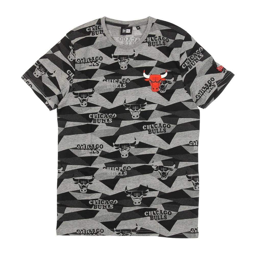 New era Chicago Bulls Geometrische Tee Multicolor Heren