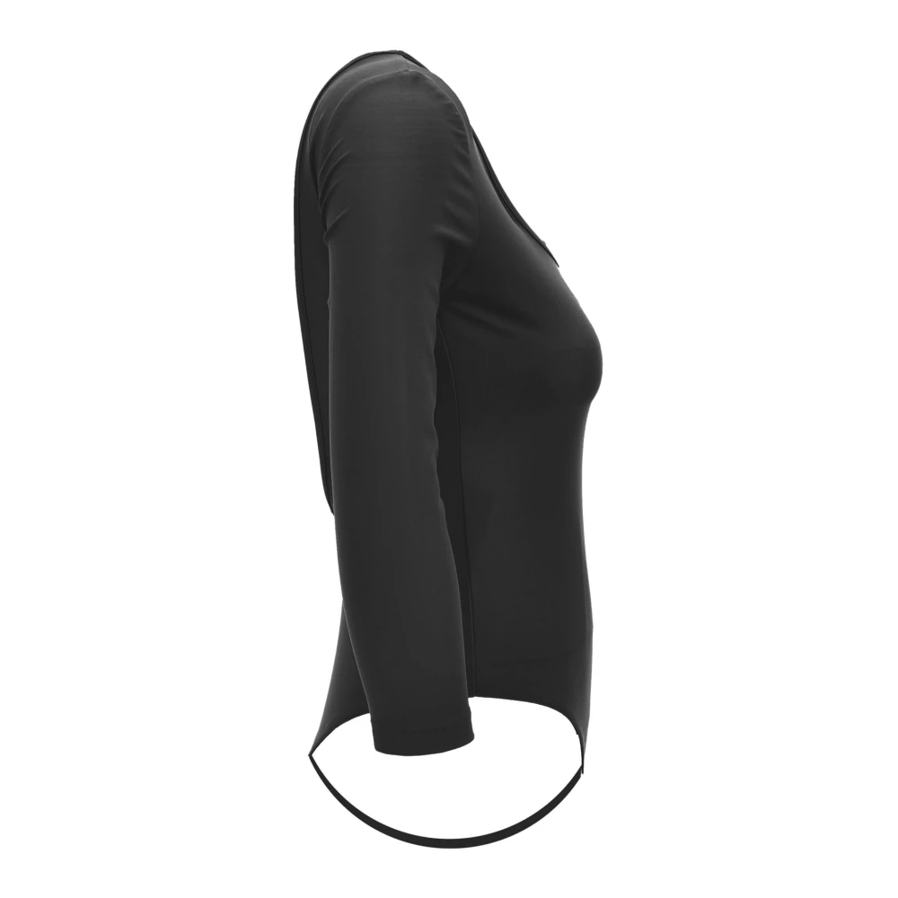 Versace Jeans Couture Stijlvolle Top voor Modeliefhebbers Black Dames