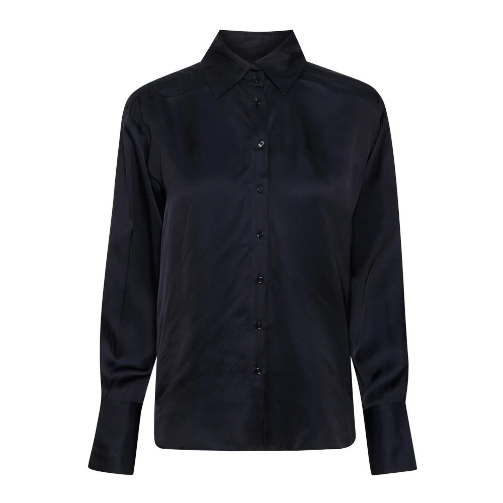 Inwear Black Shirt With Long Sleeves - Female - Shirts - 3XL - Blouses & Shirts
