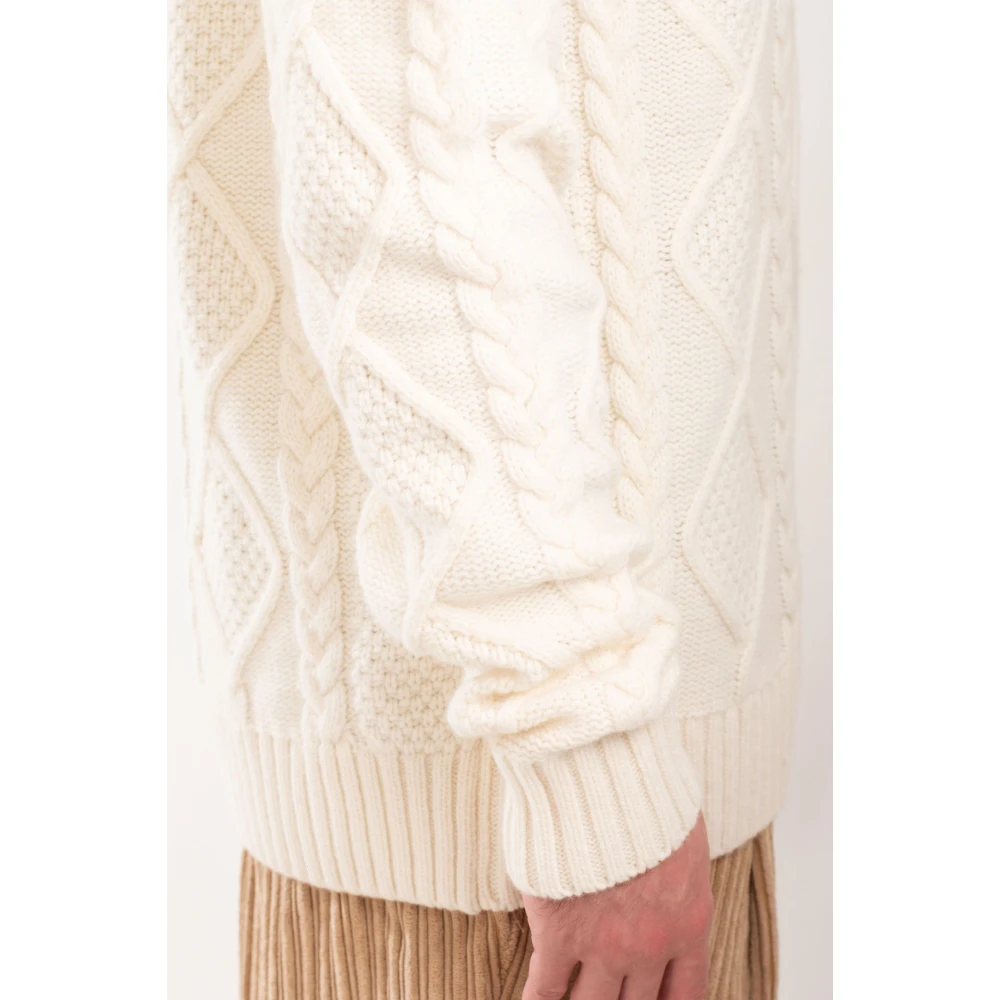 MC2 Saint Barth Kabeltrui in Bergen Cortina White Heren