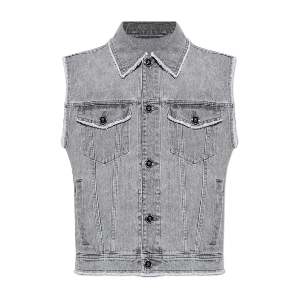 Versace Denim vest Gray, Herr