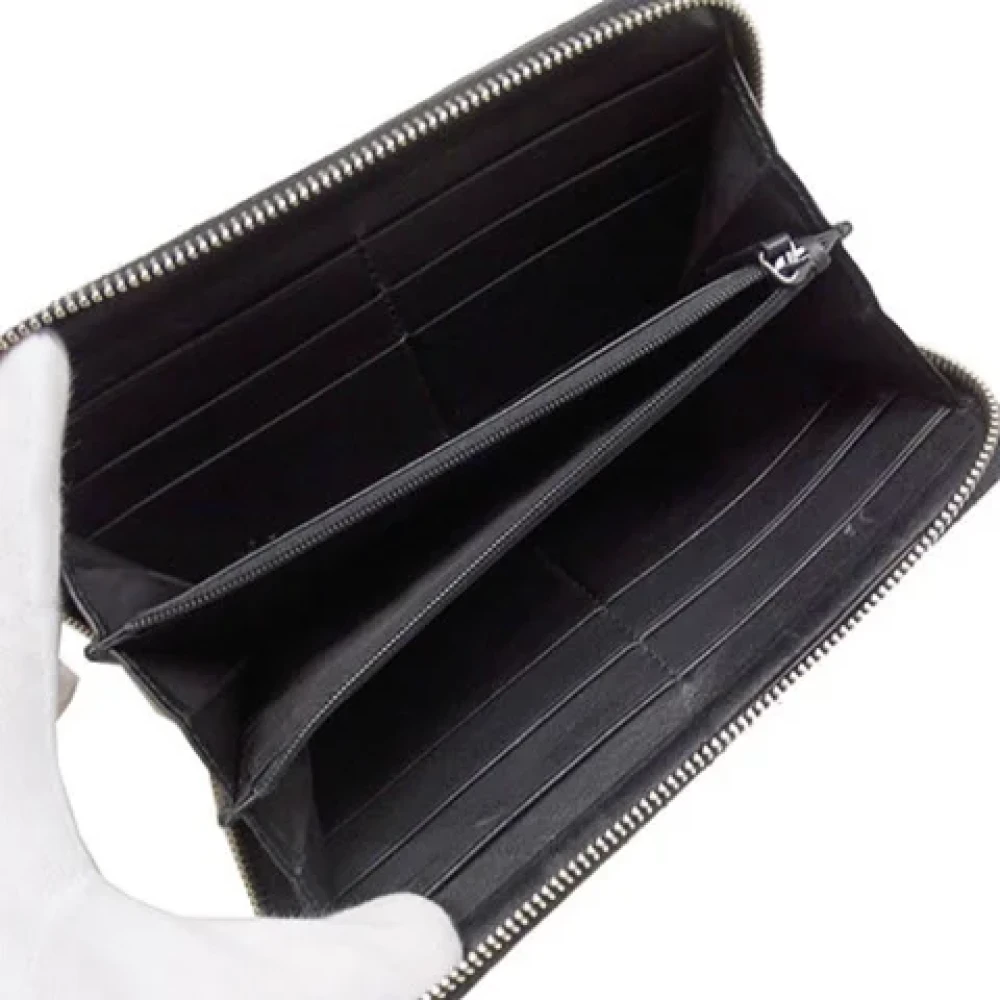 Gucci Vintage Pre-owned Leather wallets Blue Dames