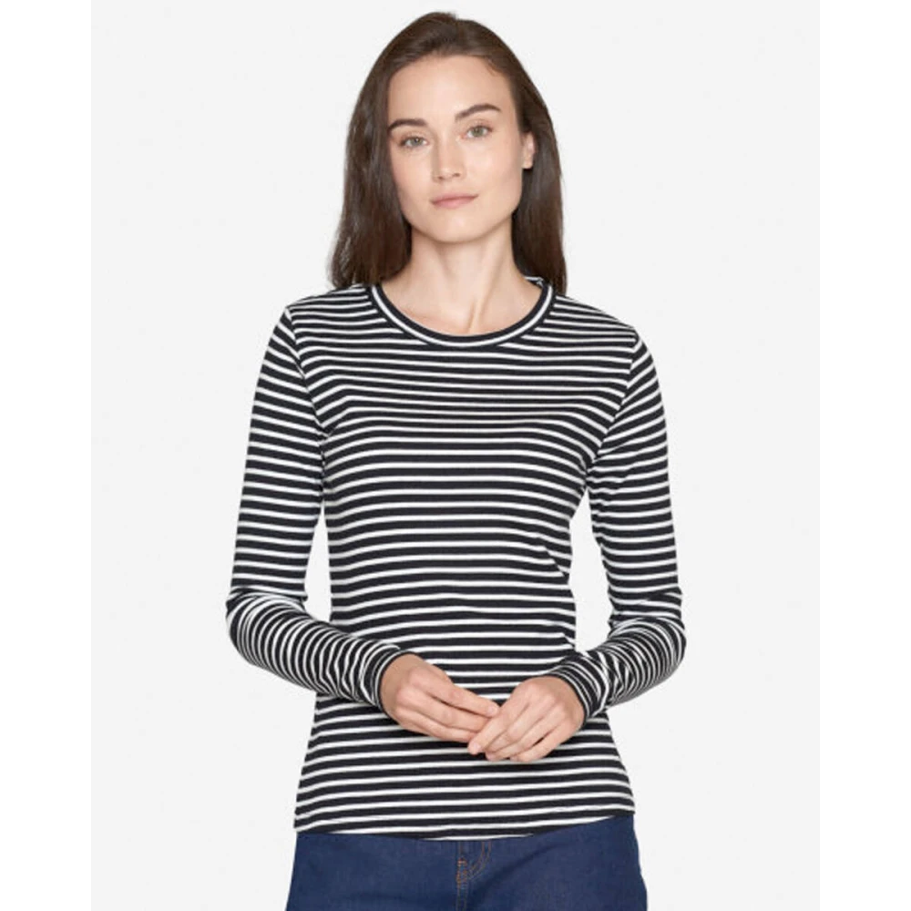 Sisters Point Lange Mouw Top Eike-Ls Black Dames