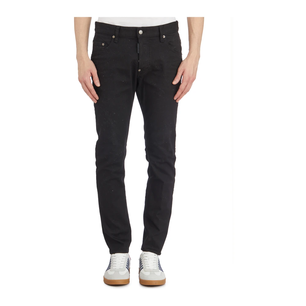 Dsquared2 Denim Skater Broek Black Heren
