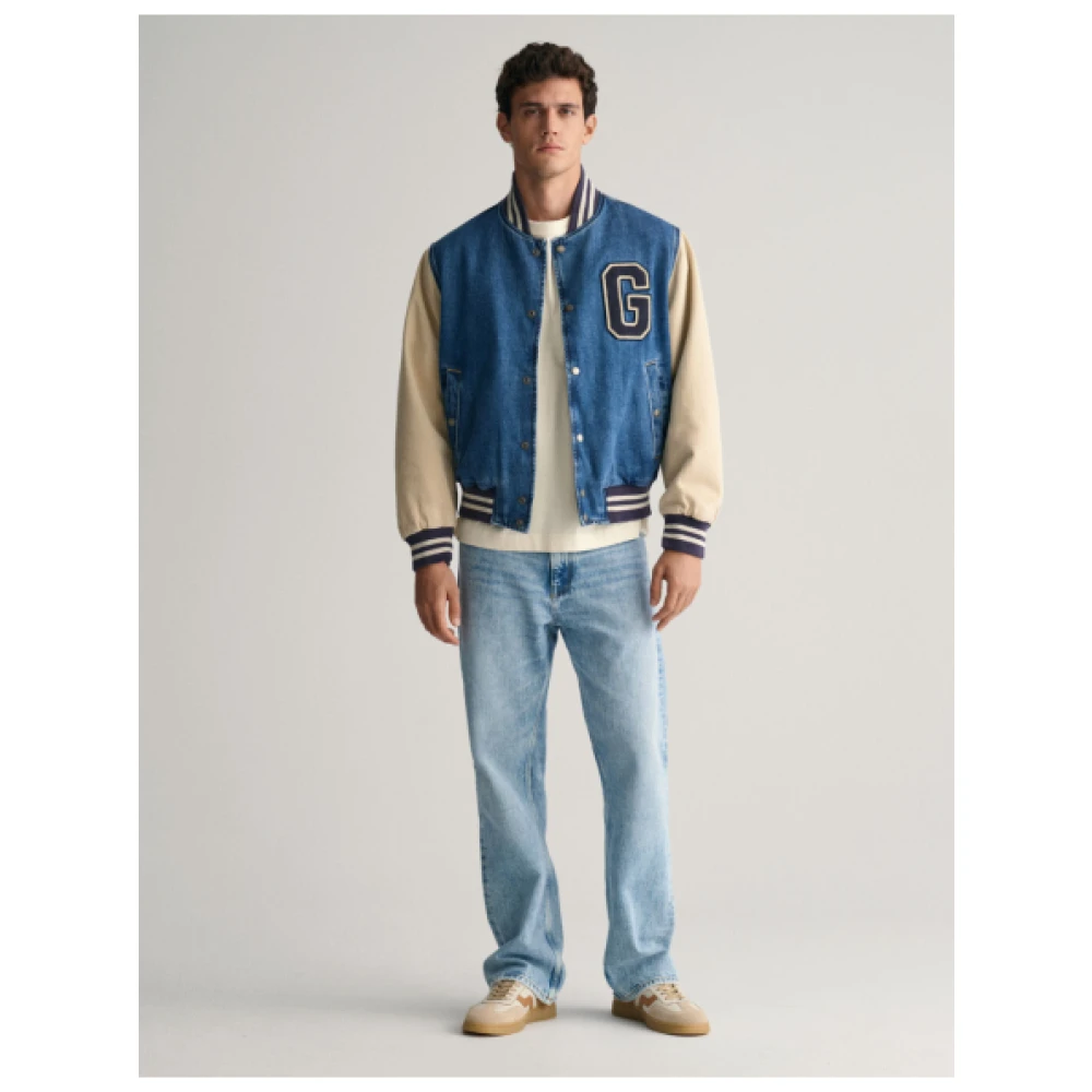Gant Denim Universiteit Bomberjack Blue Heren
